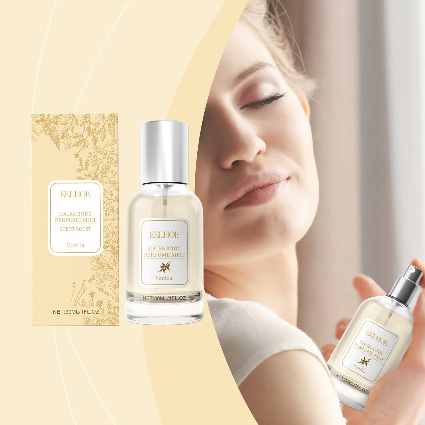Vanilla Whisper | Body & Hair Perfume Spray – Edition 2025