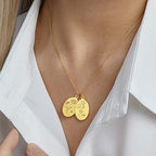 Birth Flower Necklace For Mom, Mother Jewelry, Mom Necklace Flowers