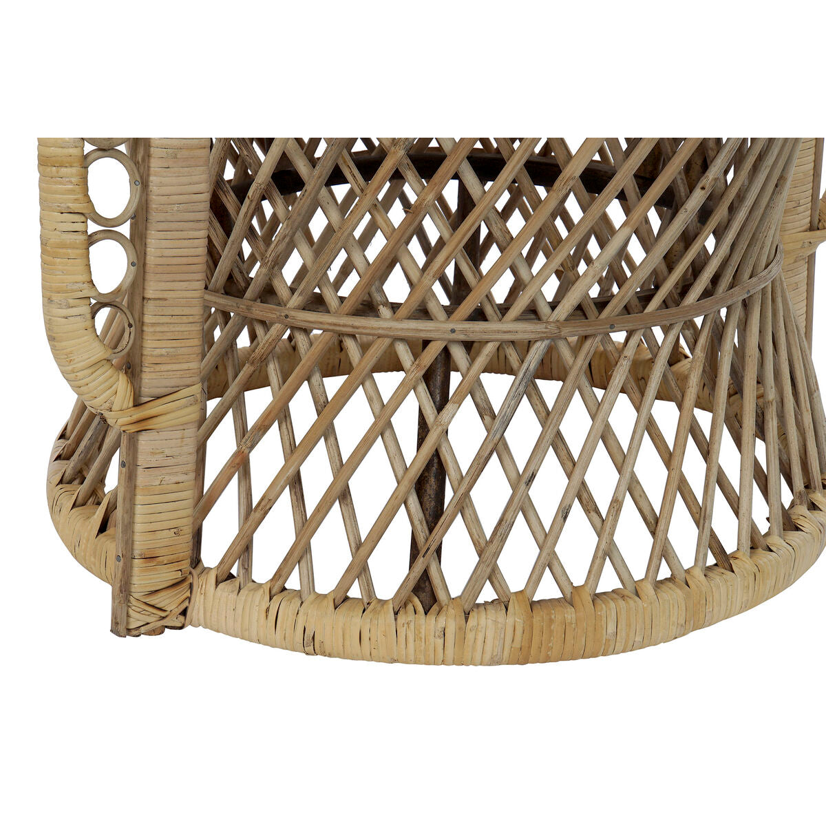 Garden sofa DKD Home Decor Brown Multicolour Natural Rattan 98 x 55 x
