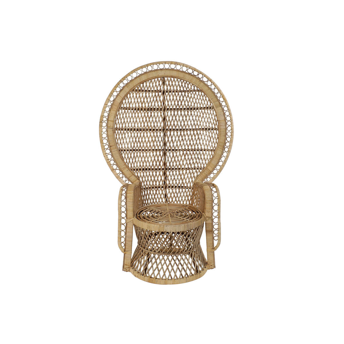 Garden sofa DKD Home Decor Brown Multicolour Natural Rattan 98 x 55 x