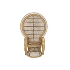 Garden sofa DKD Home Decor Brown Multicolour Natural Rattan 98 x 55 x