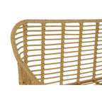 Garden sofa DKD Home Decor Metal synthetic rattan Rattan (116 x 55 x
