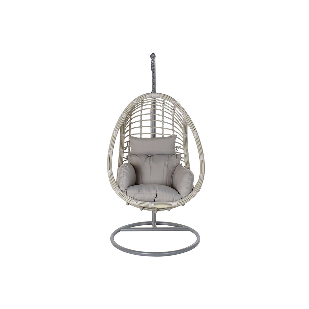 Hanging garden armchair DKD Home Decor Grey Multicolour Aluminium