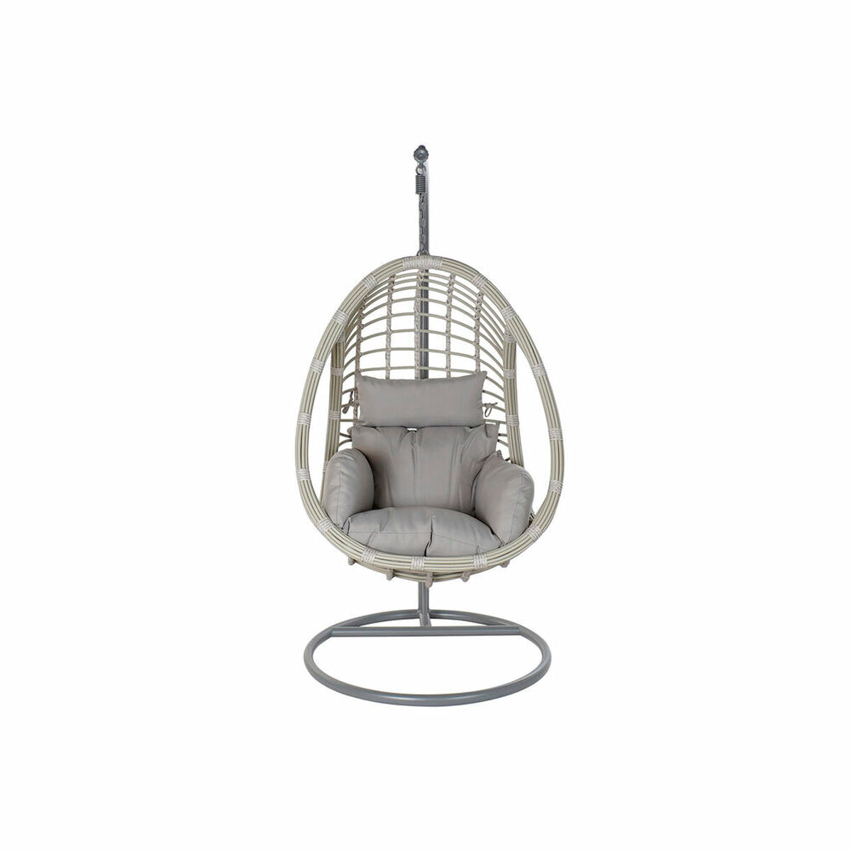 Hanging garden armchair DKD Home Decor Grey Multicolour Aluminium