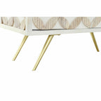 Sideboard DKD Home Decor White Golden Brass Mango wood (93 x 41 x