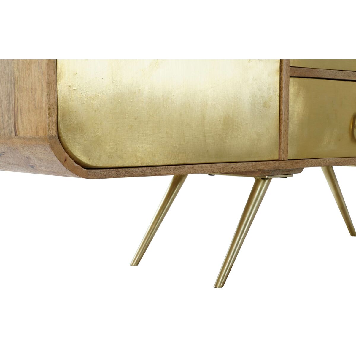 Sideboard DKD Home Decor Golden Wood Brass Mango wood 152 x 40 x 78 cm