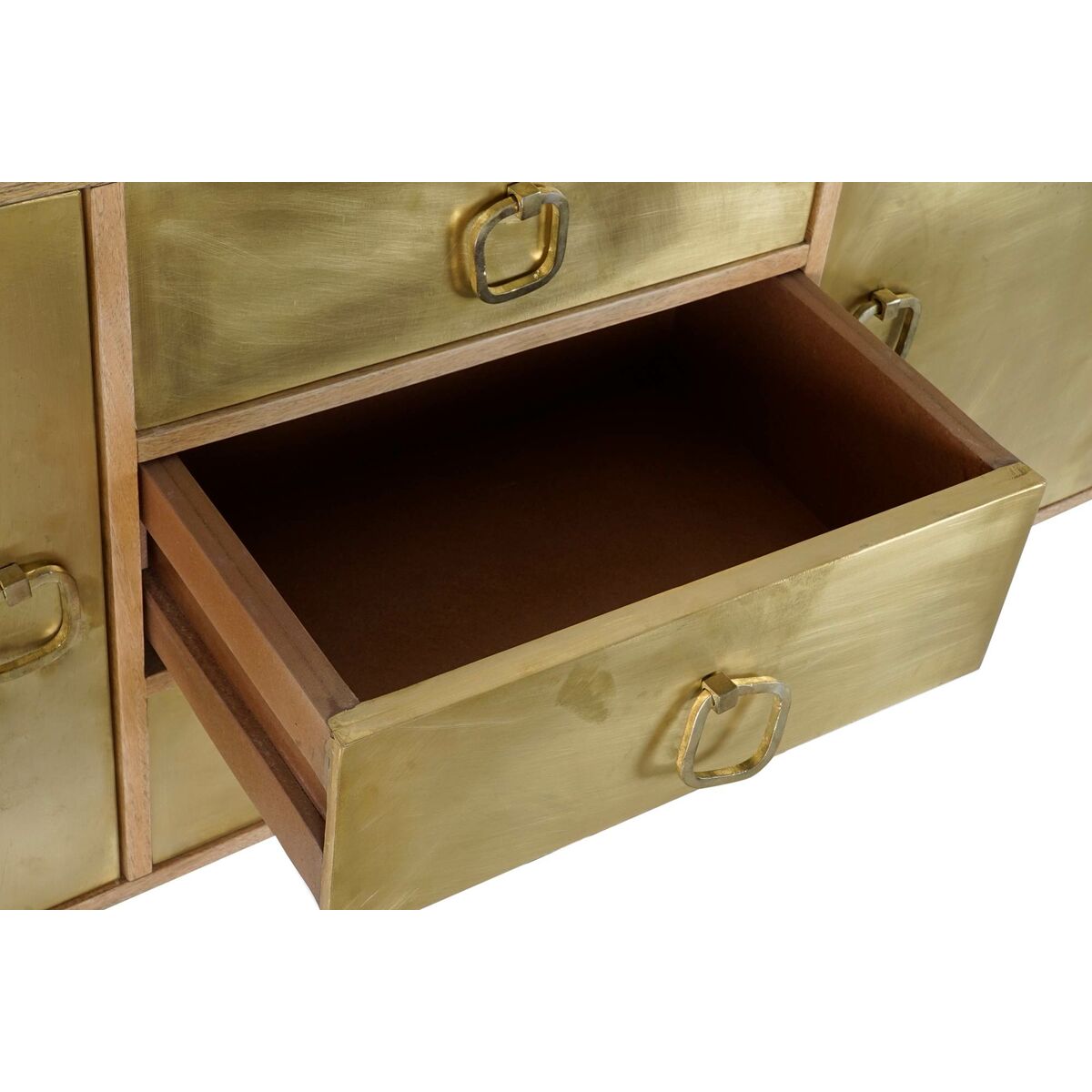 Sideboard DKD Home Decor Golden Wood Brass Mango wood 152 x 40 x 78 cm