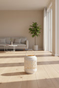 Lantern DKD Home Decor White Orange Golden Aluminium Plastic 15 x 15 x