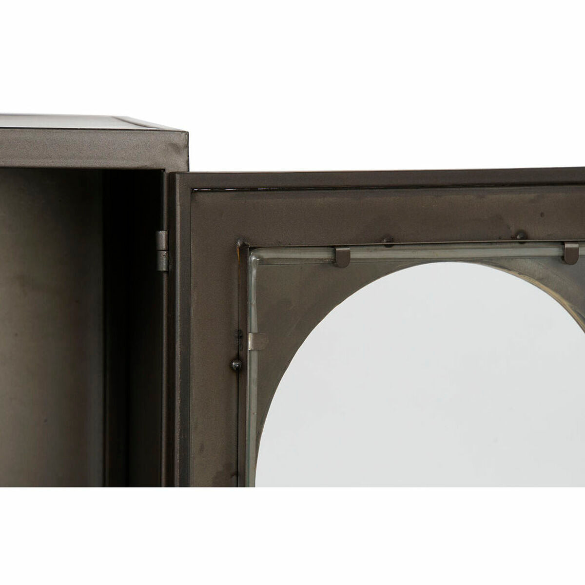 TV furniture DKD Home Decor Black Crystal Metal (150 x 50 x 45 cm)