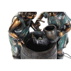 Garden fountain DKD Home Decor Bronze Resin Kids 57 x 42 x 77 cm