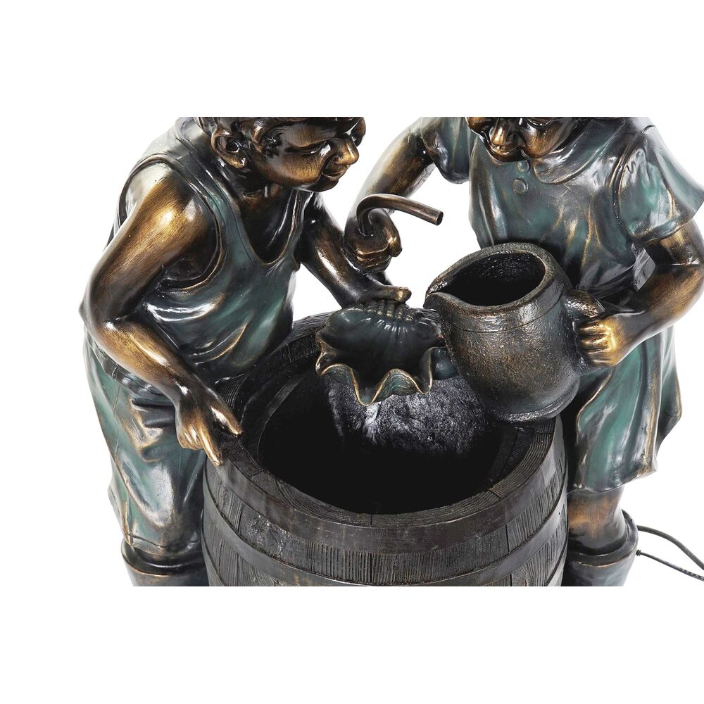 Garden fountain DKD Home Decor Bronze Resin Kids 57 x 42 x 77 cm