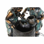 Garden fountain DKD Home Decor Bronze Resin Kids 57 x 42 x 77 cm