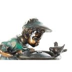 Garden fountain DKD Home Decor Bronze Resin Children (40 cm)