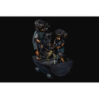 Garden fountain DKD Home Decor Bronze Resin Boys (44 cm)