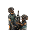 Garden fountain DKD Home Decor Bronze Resin Boys (44 cm)