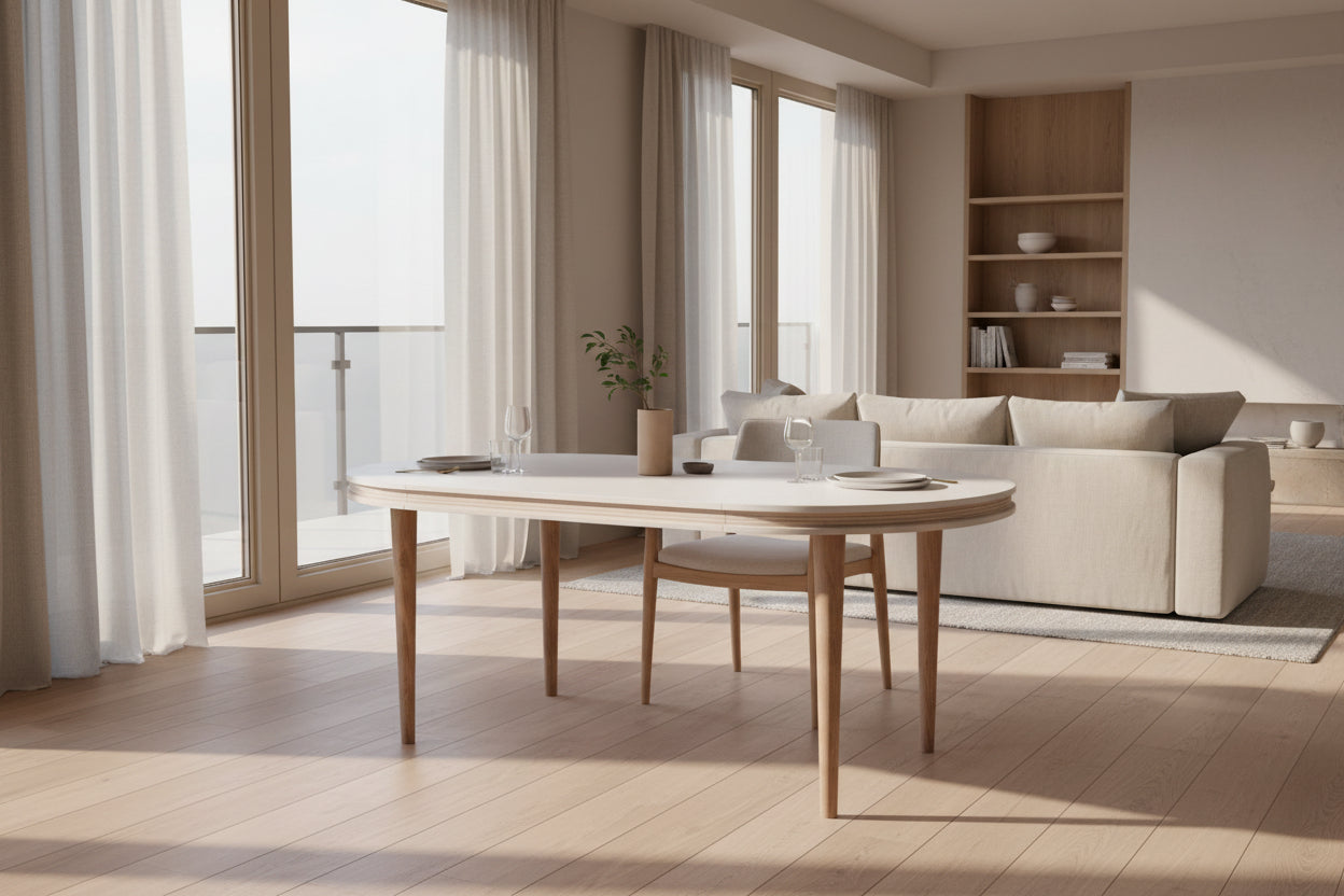 Dining Table DKD Home Decor White Golden Brass Mango wood 180 x 90 x