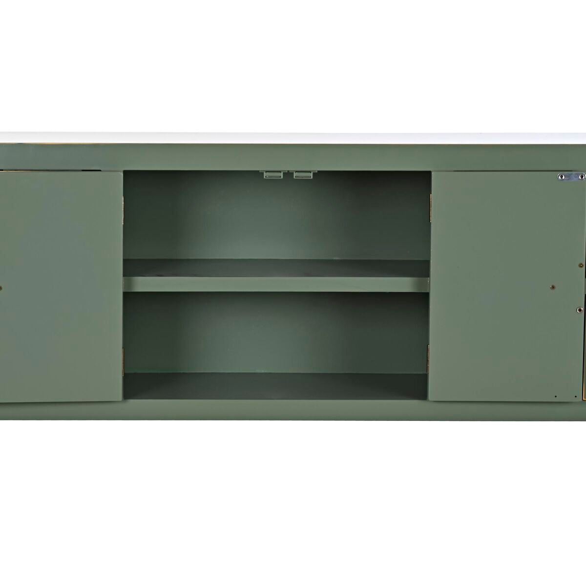 TV furniture DKD Home Decor White Black Green Golden Metal Fir MDF