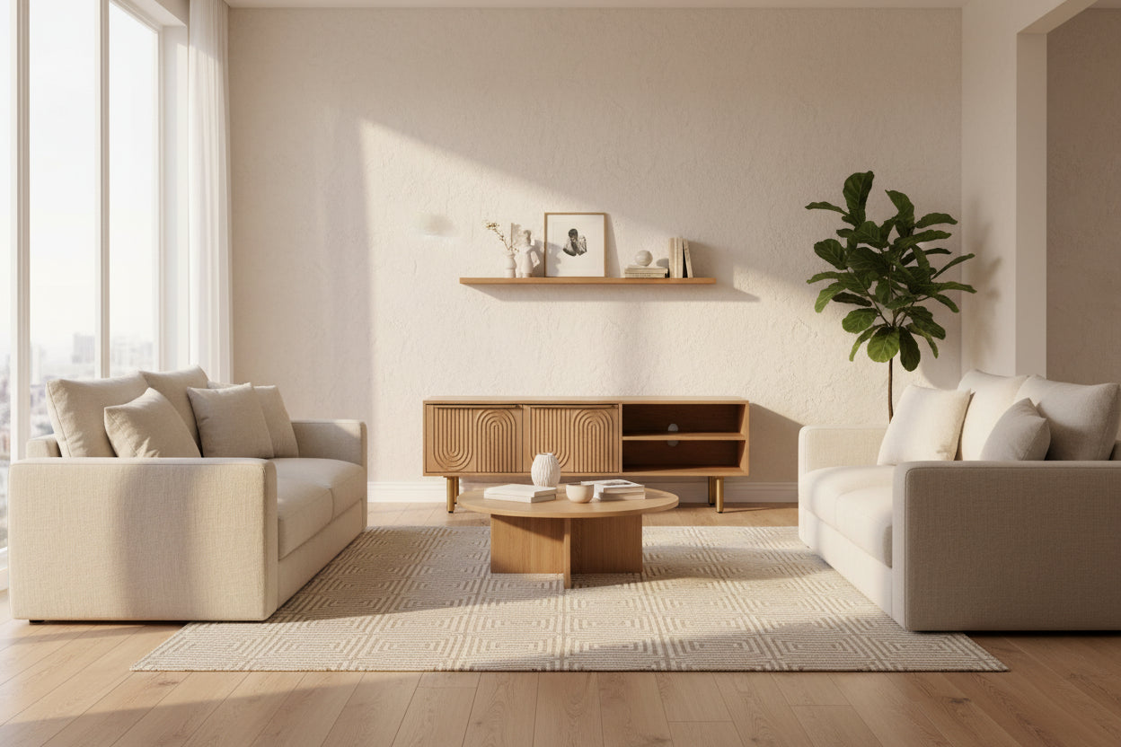 TV furniture DKD Home Decor Golden Natural Mango wood 150 x 40 x 48 cm