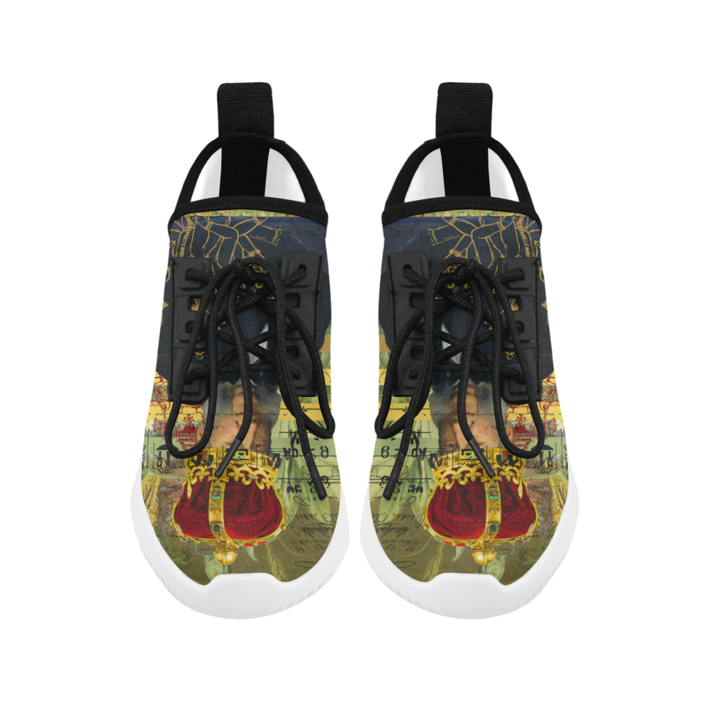 THE FOUR CROWNS  Ultra Light All Over Print Running Shoes for Women