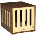 Furniture Style Dog Crate End Table with Removable Door Panel, Dog