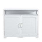 Hidden Cat Litter Box Furniture with Storage Bench , Wooden Pet House