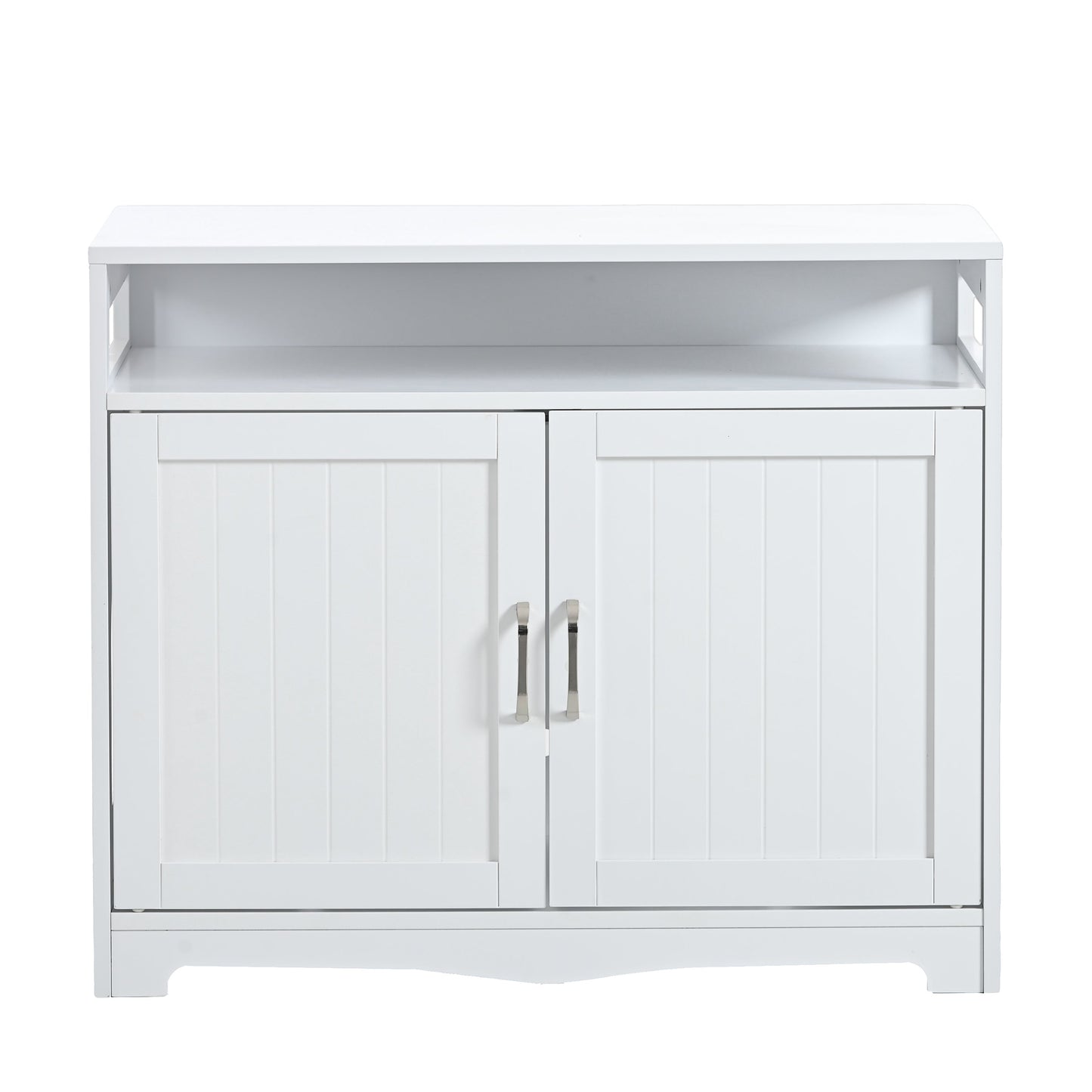 Hidden Cat Litter Box Furniture with Storage Bench , Wooden Pet House