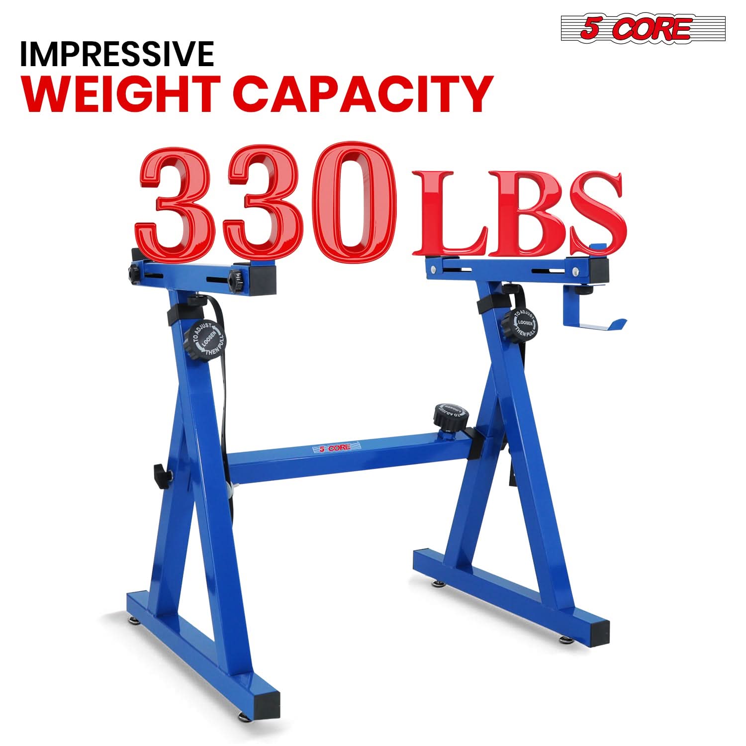 5Core Keyboard Stand Z Style Heavy Duty Sturdy Piano Riser Height