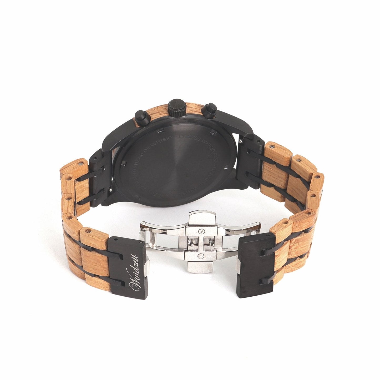 Waidzeit Chronograph Beer wooden strap Men