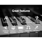 Alpha 61 Keys Electronic Piano Keyboard Digital Electric w/ Stand