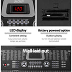 Alpha 61 Keys Electronic Piano Keyboard Digital Electric w/ Stand