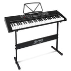 Alpha 61 Keys Electronic Piano Keyboard Digital Electric w/ Stand