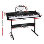 Alpha 61 Keys Electronic Piano Keyboard Digital Electric w/ Stand