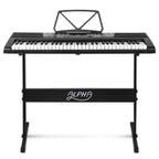 Alpha 61 Keys Electronic Piano Keyboard Digital Electric w/ Stand