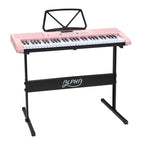 Alpha 61 Keys Electronic Piano Keyboard Digital Electric w/ Stand