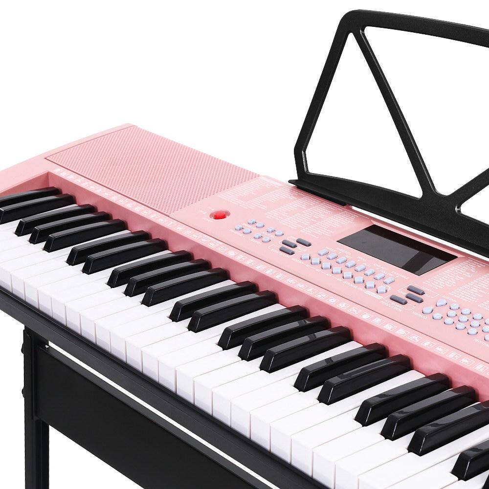 Alpha 61 Keys Electronic Piano Keyboard Digital Electric w/ Stand