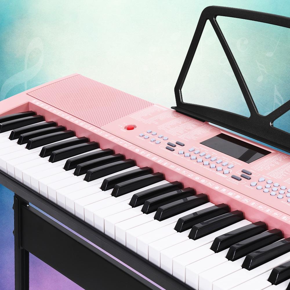 Alpha 61 Keys Electronic Piano Keyboard Digital Electric w/ Stand