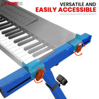 5Core Keyboard Stand Z Style Heavy Duty Sturdy Piano Riser Height