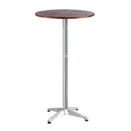 Outdoor Bar Table Furniture Wooden Cafe Table Aluminium Adjustable