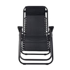 Gardeon Set of 2 Zero Gravity Chairs Reclining Outdoor Furniture Sun