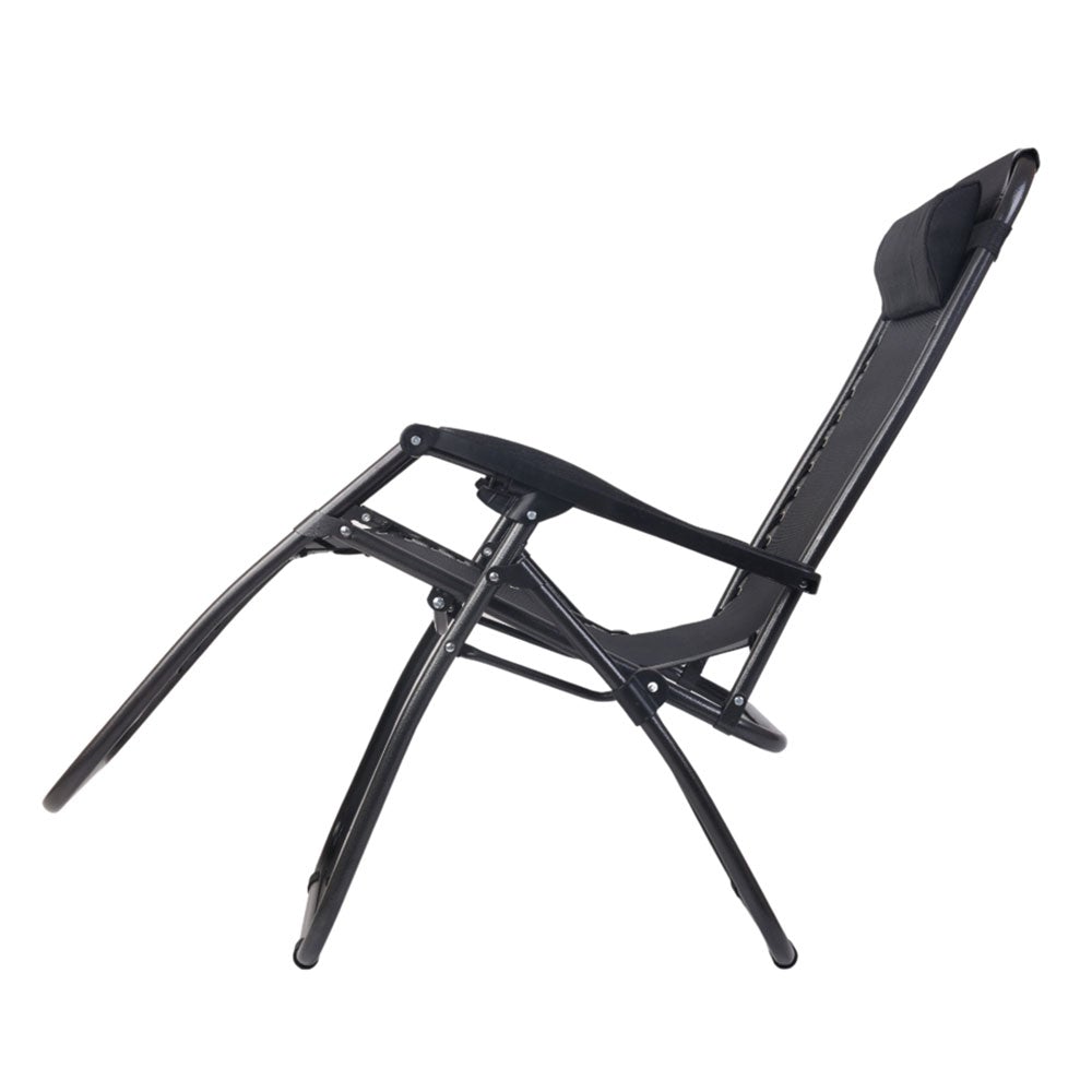 Gardeon Set of 2 Zero Gravity Chairs Reclining Outdoor Furniture Sun