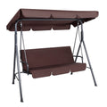 Gardeon Outdoor Swing Chair Garden Chair Bench Furniture Canopy 3