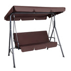 Gardeon Outdoor Swing Chair Garden Chair Bench Furniture Canopy 3