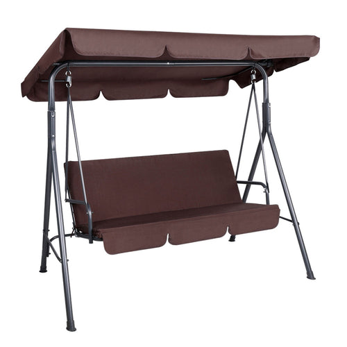 Gardeon Outdoor Swing Chair Garden Chair Bench Furniture Canopy 3