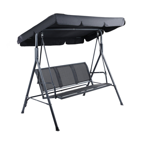 Gardeon Outdoor Swing Chair Garden Bench Furniture Canopy 3 Seater