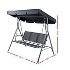 Swing Chair Outdoor Furniture Hanging Chairs Hammock 3 Seater Canopy