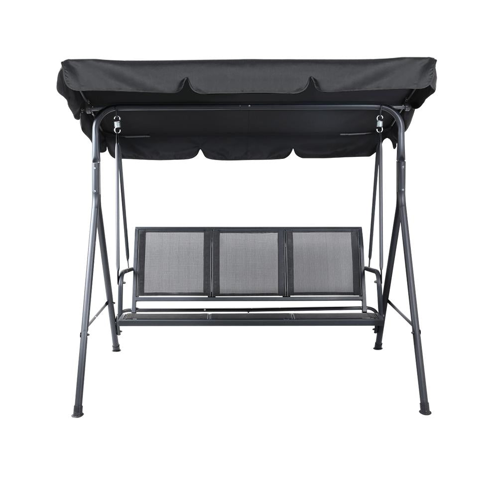 Gardeon Outdoor Swing Chair Garden Bench Furniture Canopy 3 Seater