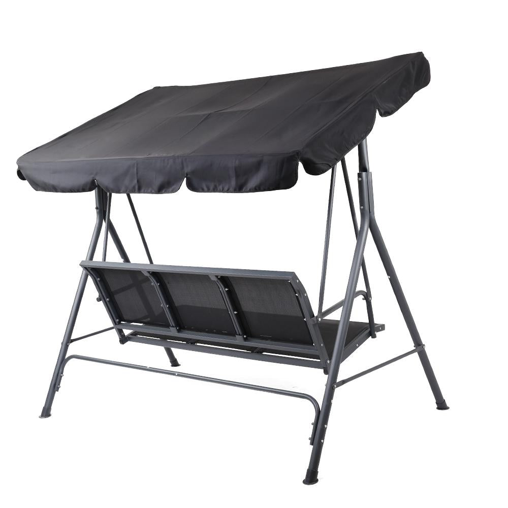 Gardeon Outdoor Swing Chair Garden Bench Furniture Canopy 3 Seater