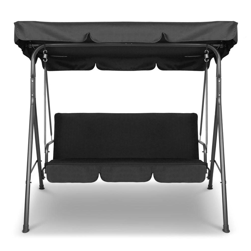 Gardeon Outdoor Swing Chair Garden Chair Bench Furniture Canopy 3