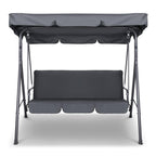 Gardeon Outdoor Swing Chair Garden Chair Bench Furniture Canopy 3