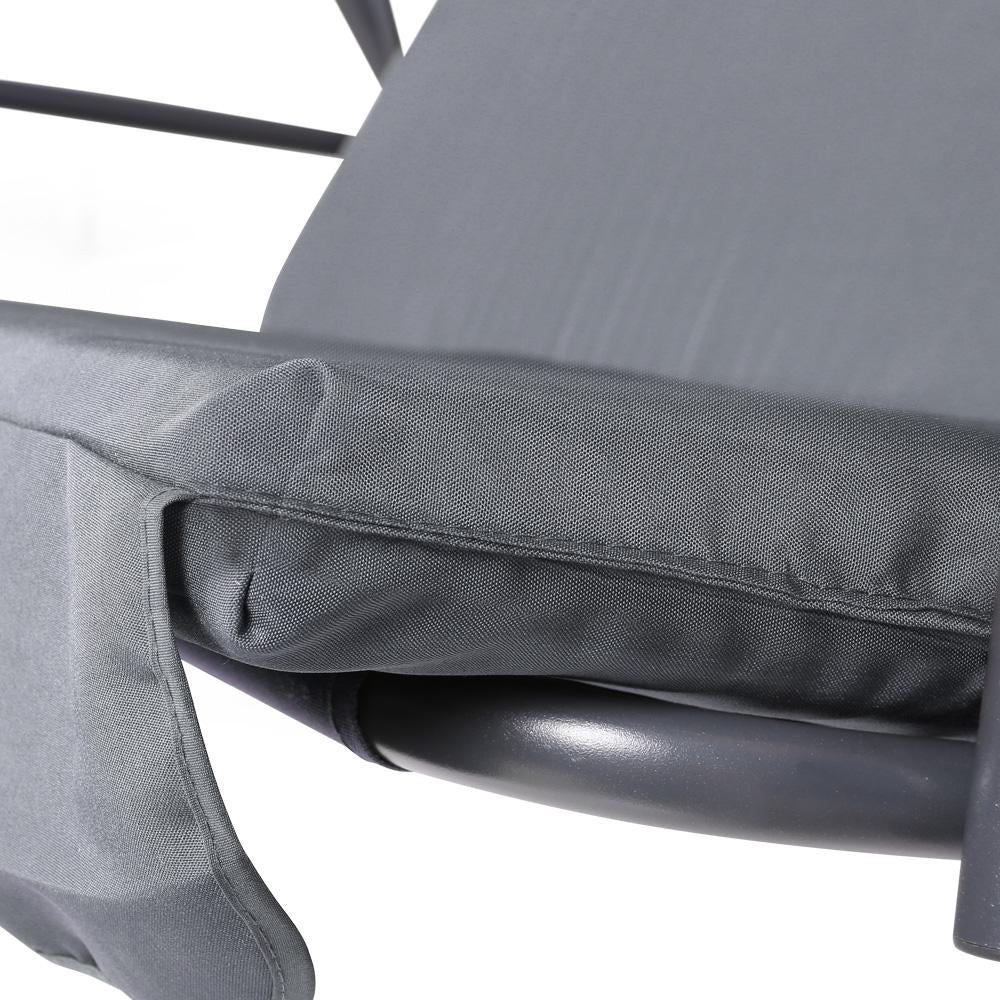Gardeon Outdoor Swing Chair Garden Chair Bench Furniture Canopy 3